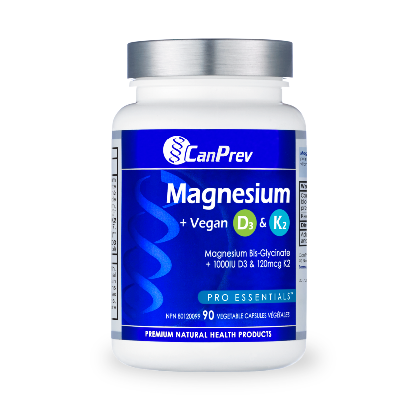Magnesium + Vegan D3 & K2